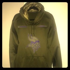 Minnesota Vikings 2018 Salute To Service hoodie